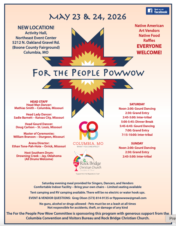 16th Annual For the People Pow Wow 2026